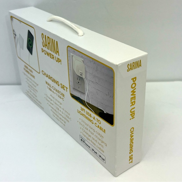SARINA POWER UP, CHARGING SET, MADE FOR iPhone, iPad, iPod, 6000 MAH POWER BANK - Picture 5 of 12